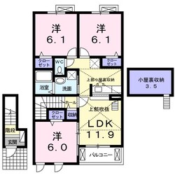 カリダーデ　Ｆの物件間取画像